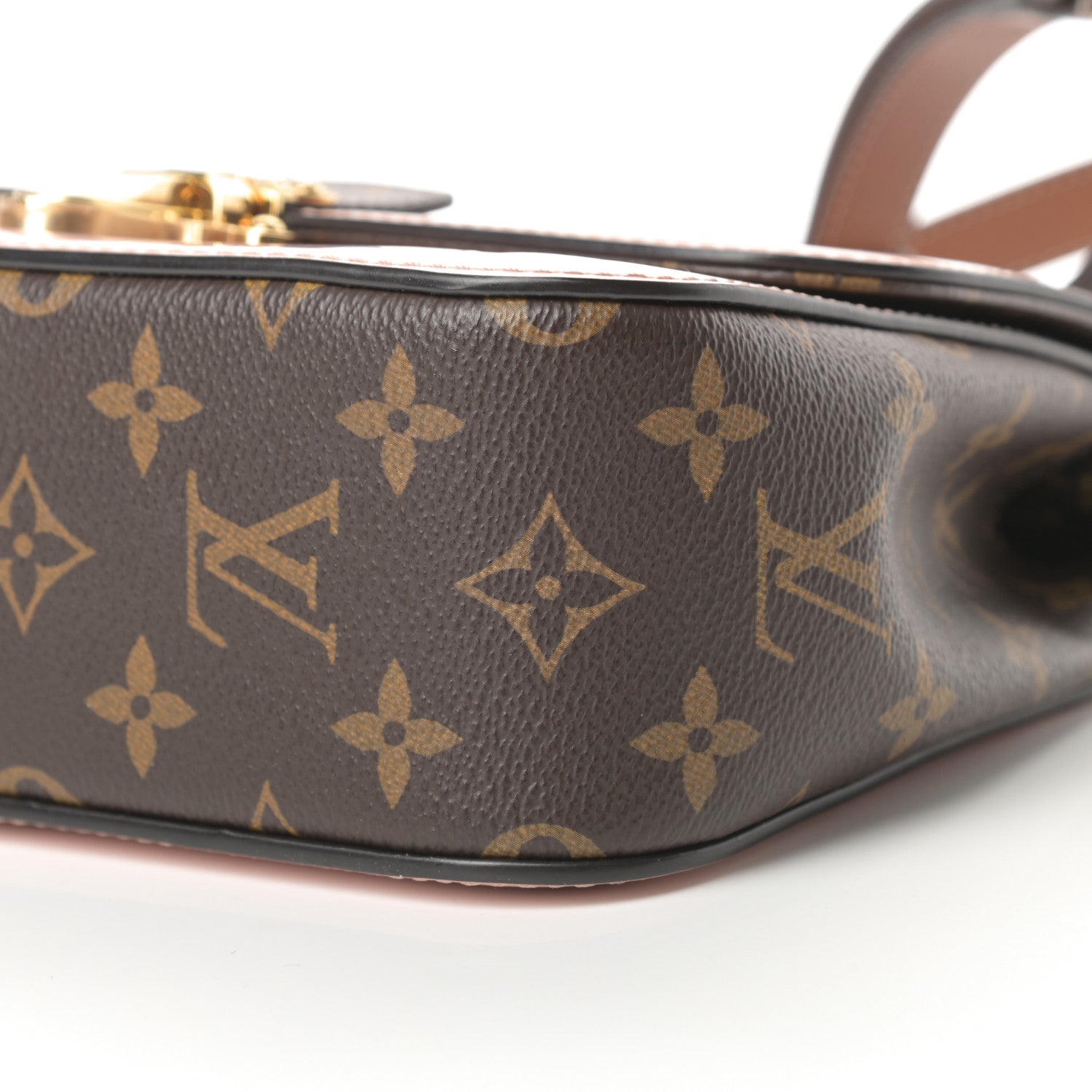 Louis Vuitton Patent Calfskin Monogram Cherrywood BB Rose Ballerine 10 of 12