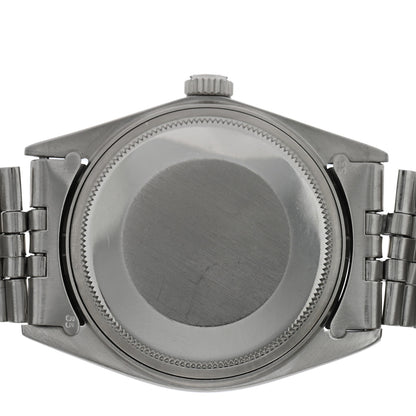 Rolex Stainless Steel 18K White Gold 36mm Oyster Perpetual Datejust Watch Silver 1601 4 of 5
