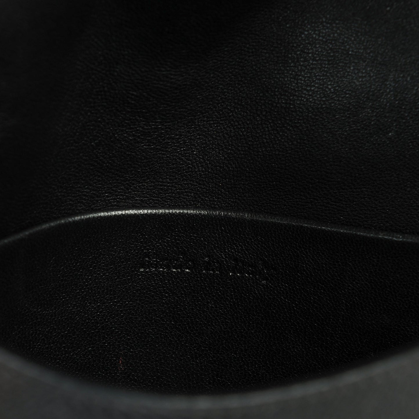 Grained Calfskin Small Trotteur Black
