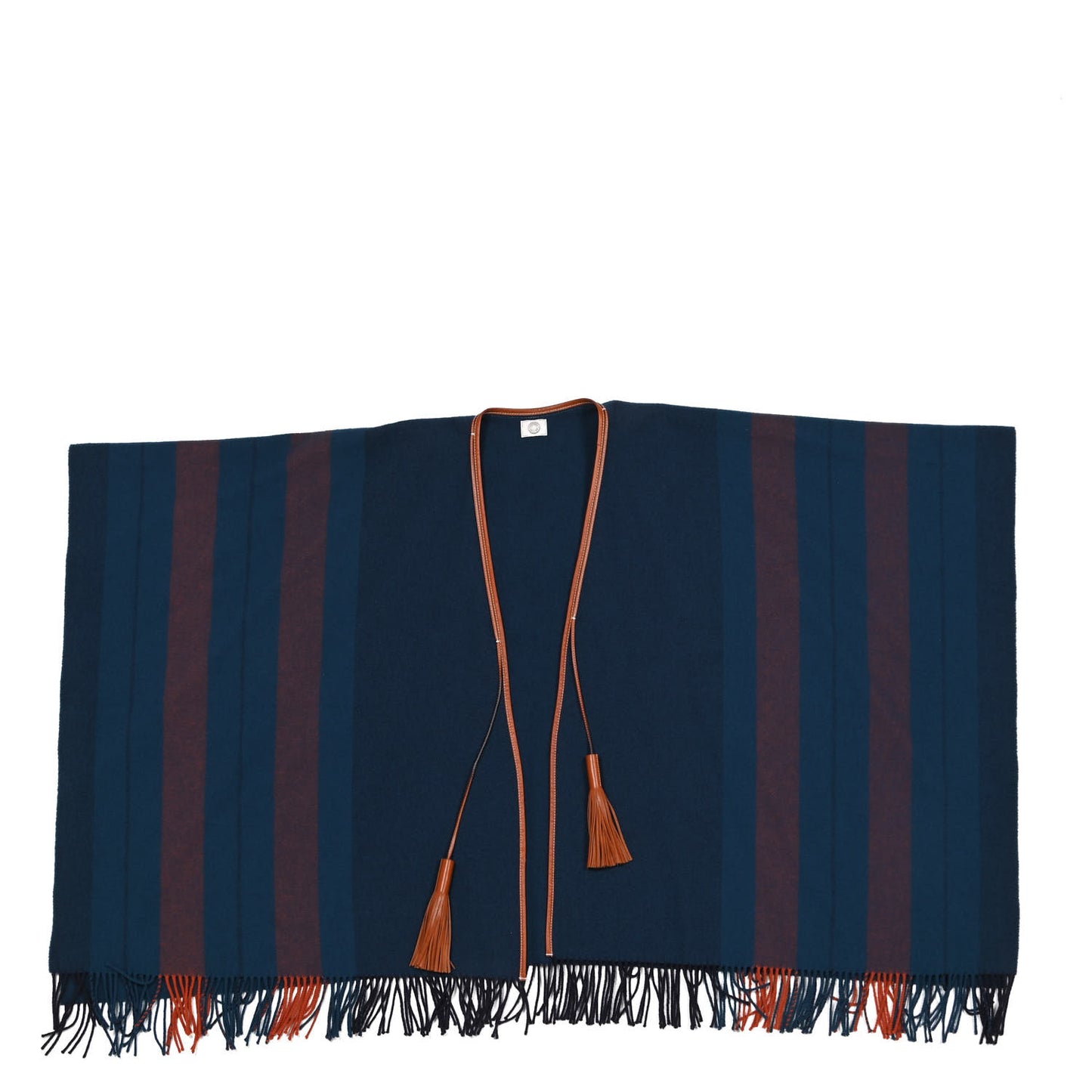 Merino Wool Cashmere Rocabar Poncho Gris