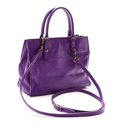 Balenciaga Calfskin Papier Mini A4 Purple 4 of 11