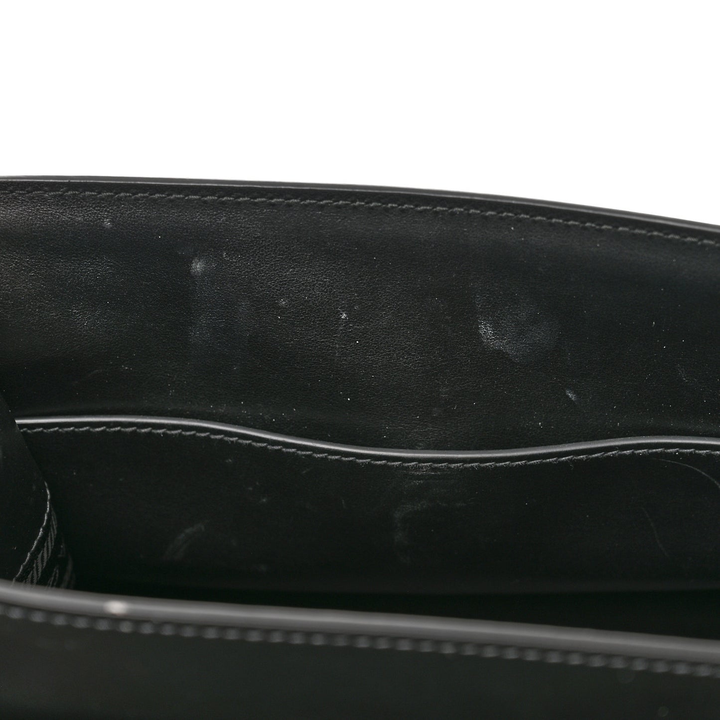 City Calf Ribbon Shoulder Bag Black