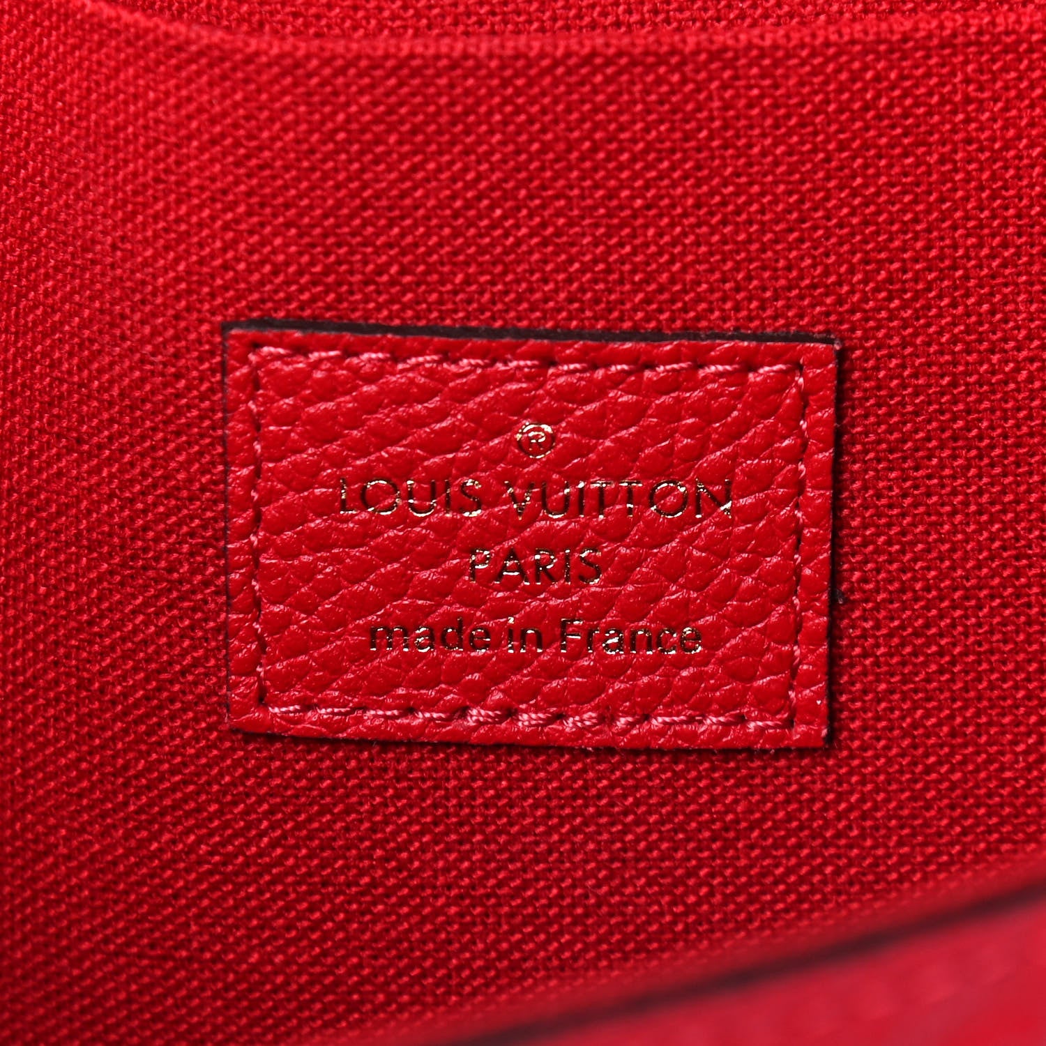 Louis Vuitton Empreinte Pochette Felicie Chain Wallet Cherry 5 of 8