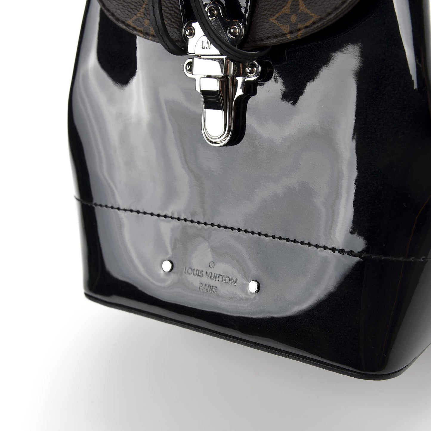 Patent Monogram Hot Springs Backpack Black