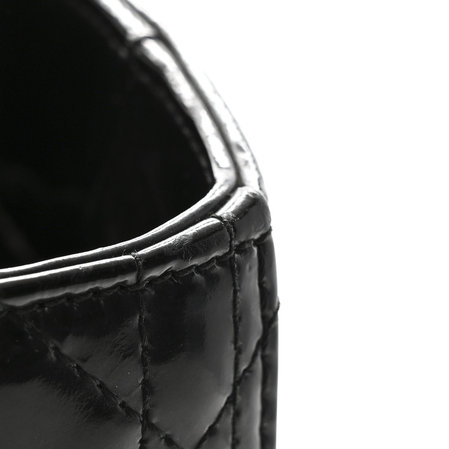 Patent Cannage Medium Lady Dior Black