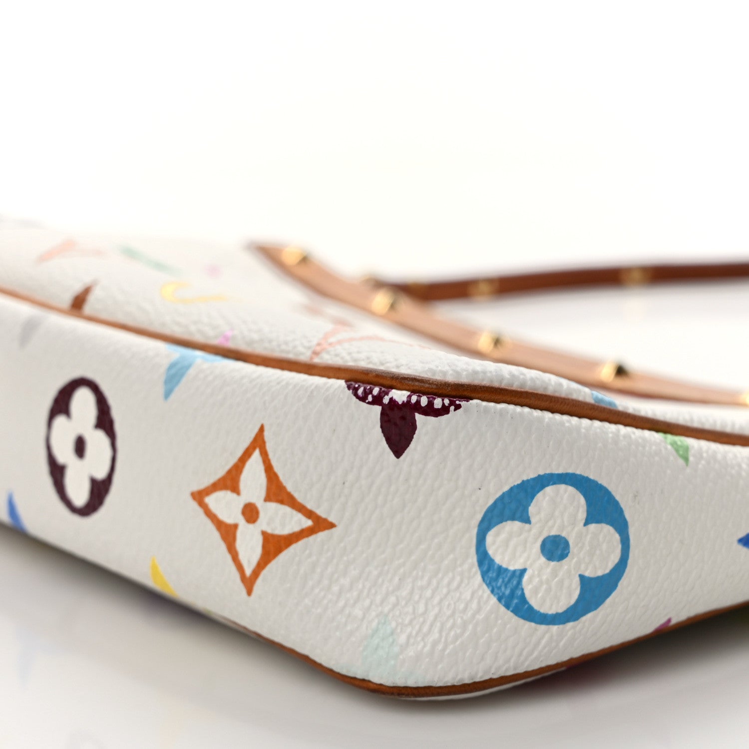 Louis Vuitton Monogram Multicolor Pochette Accessories White 8 of 8