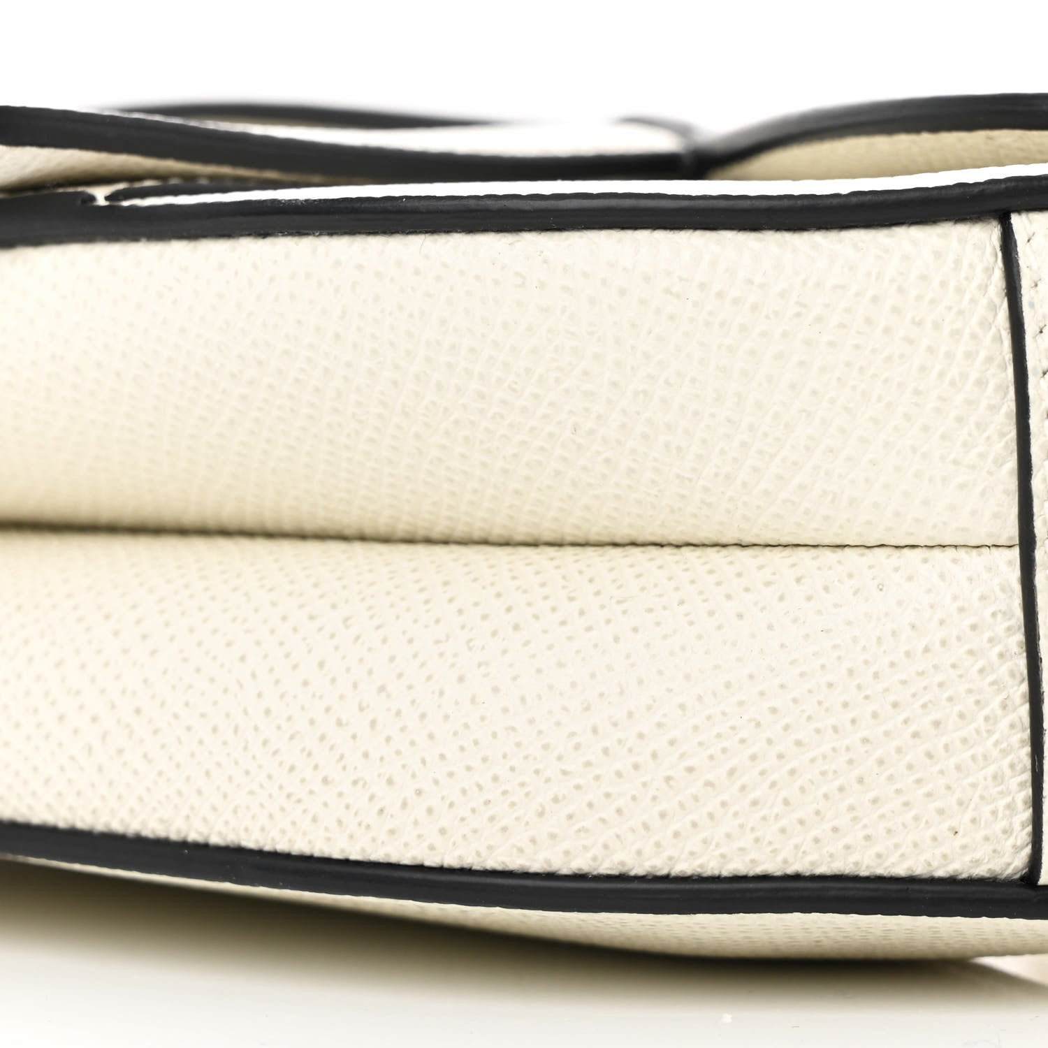 Christian Dior Grained Calfskin Mini Saddle Bag White 10 of 10