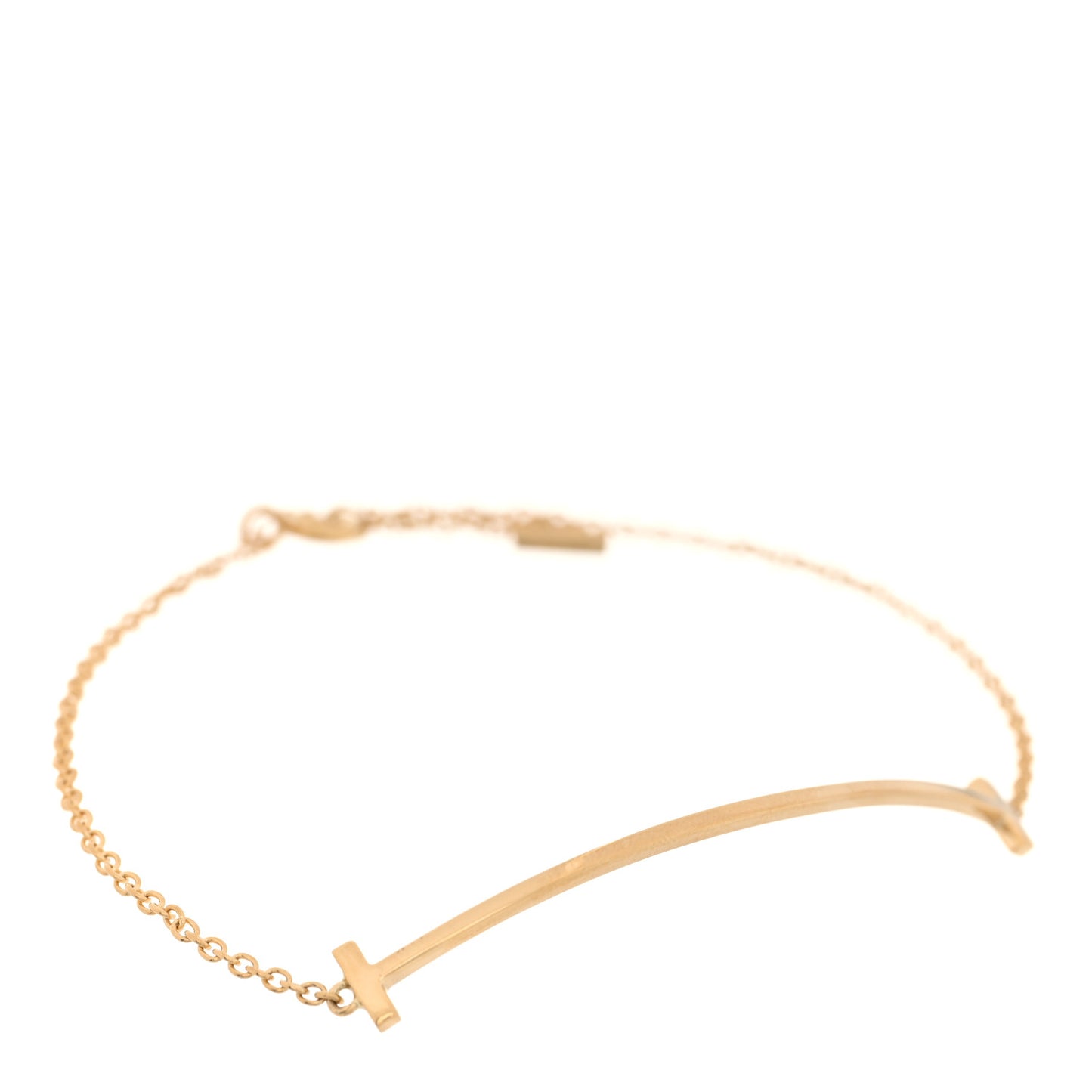 18K Yellow Gold T Smile Bracelet