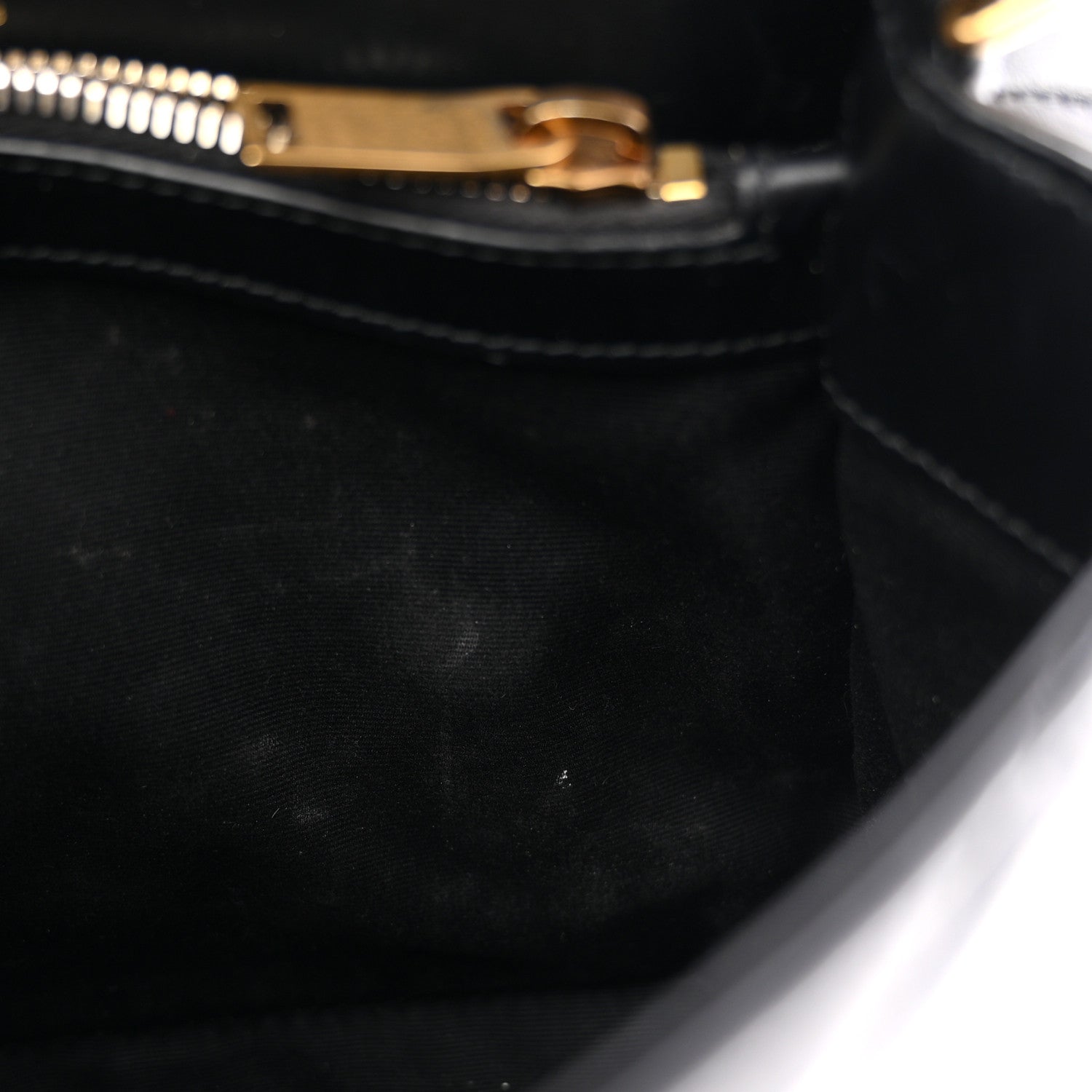 Saint Laurent Calfskin Y Quilted Monogram Small Loulou Chain Satchel Black 11 of 12