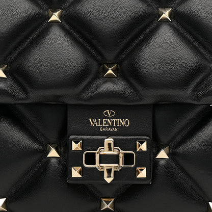 Valentino Garavani Nappa Medium Candystud Top Handle Bag Black 7 of 10
