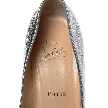 Christian Louboutin Specchio Vintage So Kate 55 Pumps 36.5 Silver 7 of 8