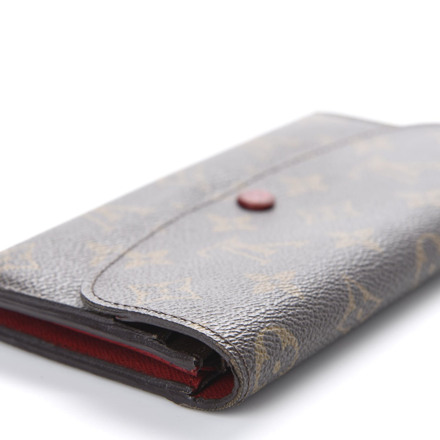 Louis Vuitton Monogram Emilie Wallet Red 7 of 12