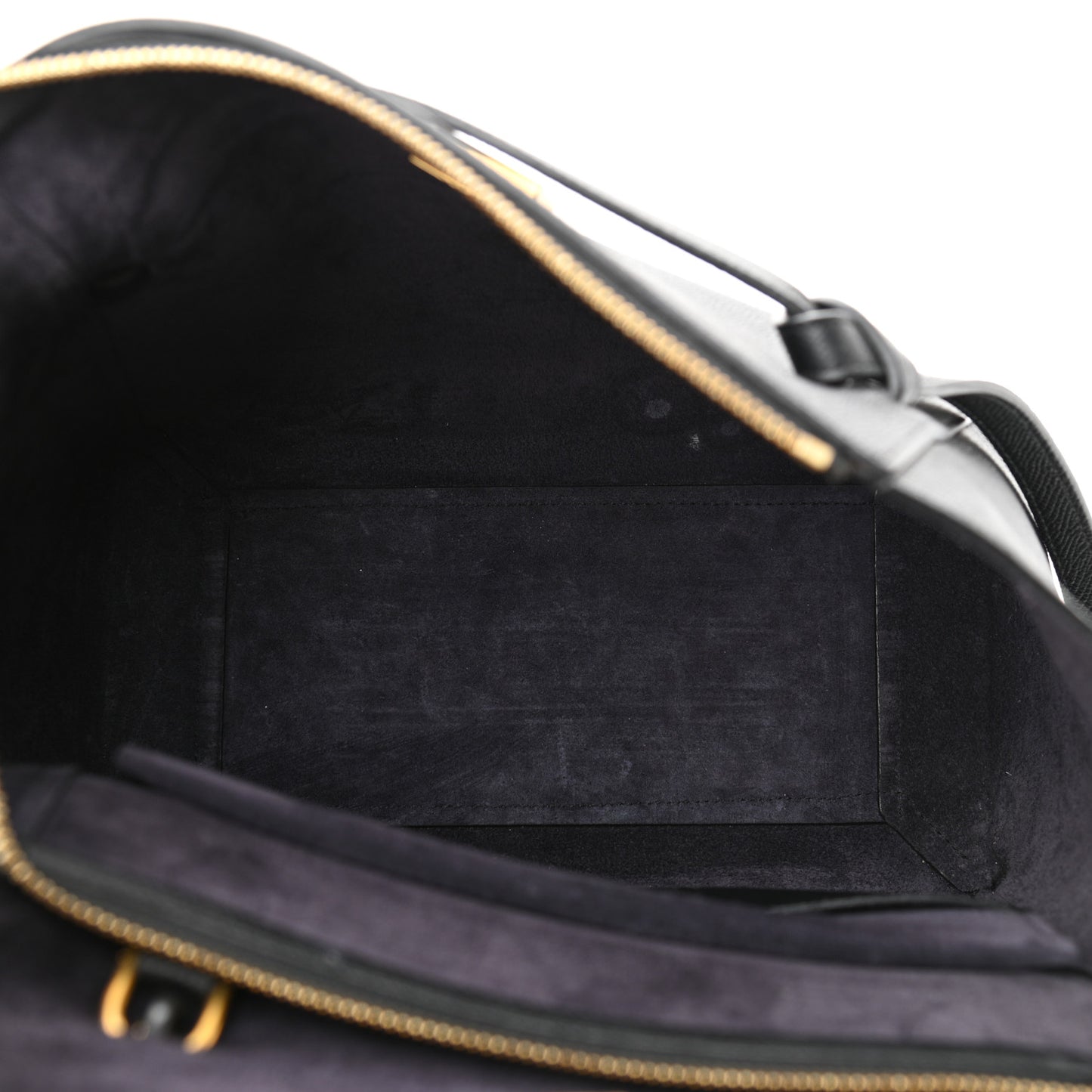 Grained Calfskin Micro Belt Bag Black