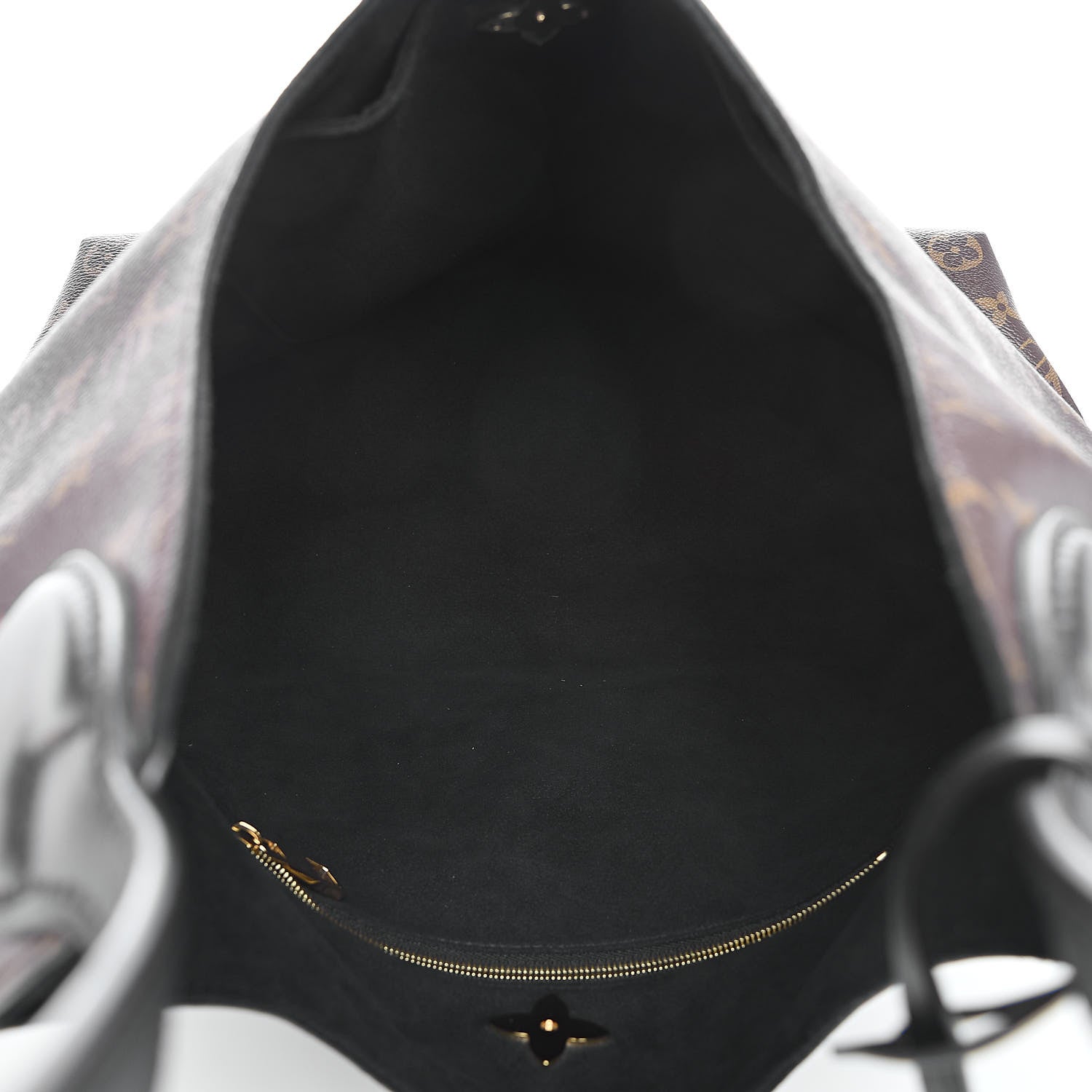 Louis Vuitton Monogram Flower Hobo Black 5 of 9