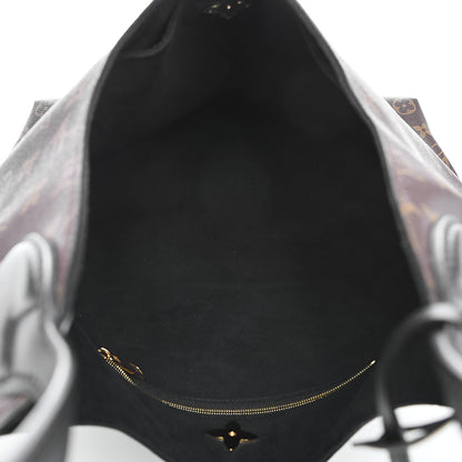 Louis Vuitton Monogram Flower Hobo Black 5 of 9