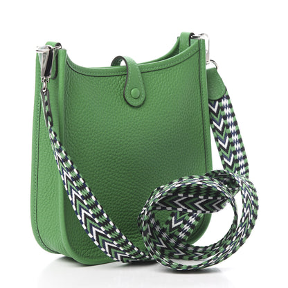 Hermes Taurillon Clemence Amazone Evelyne TPM Bambou 3 of 11