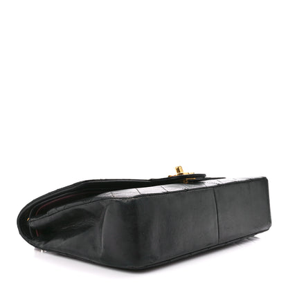 Chanel Lambskin Quilted Medium Double Flap Black 4 of 11