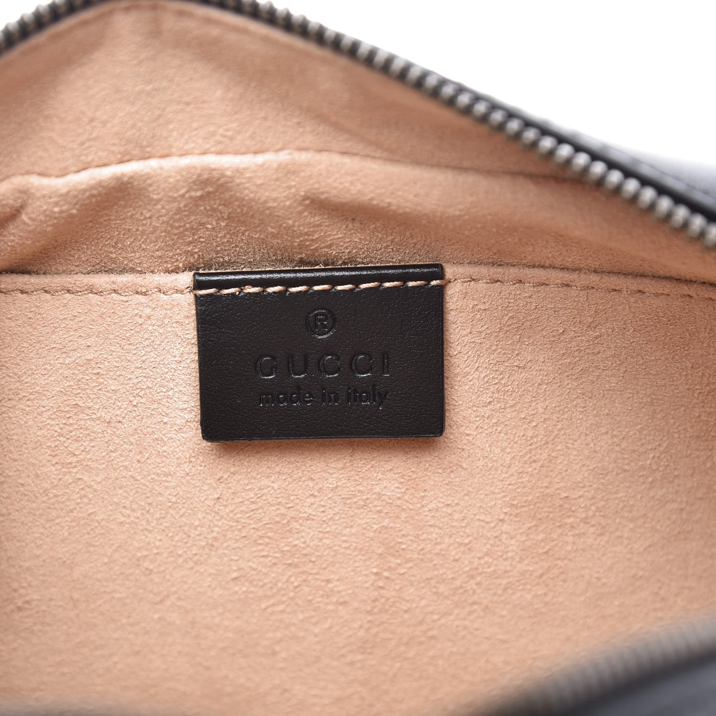 Calfskin Matelasse Small GG Marmont Chain Shoulder Bag Black