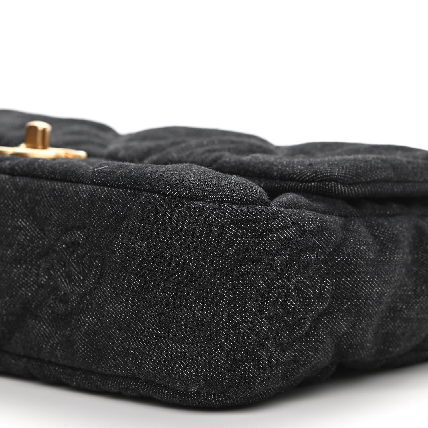 Chanel Denim Quilted Medium Funky Town Flap Black 10 of 11