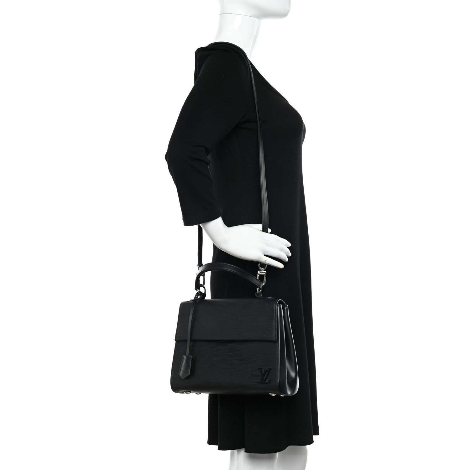 Louis Vuitton Epi Cluny BB Black 2 of 13
