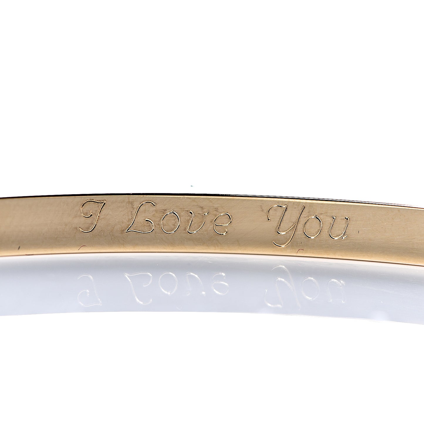 18K Yellow Gold Small LOVE Bracelet 19