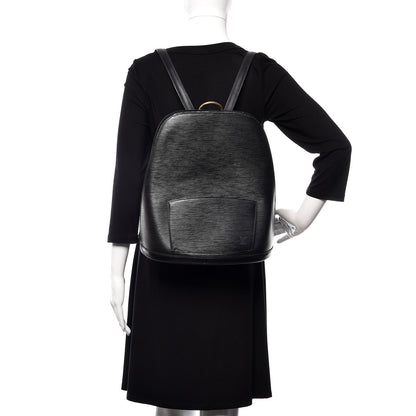 Louis Vuitton Epi Gobelins Backpack Black 2 of 9