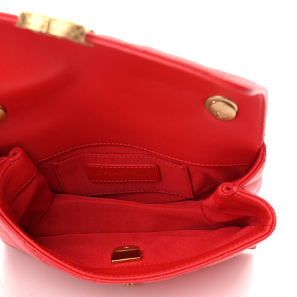 Chanel Calfskin Quilted Mini Flap Bag Red 5 of 12