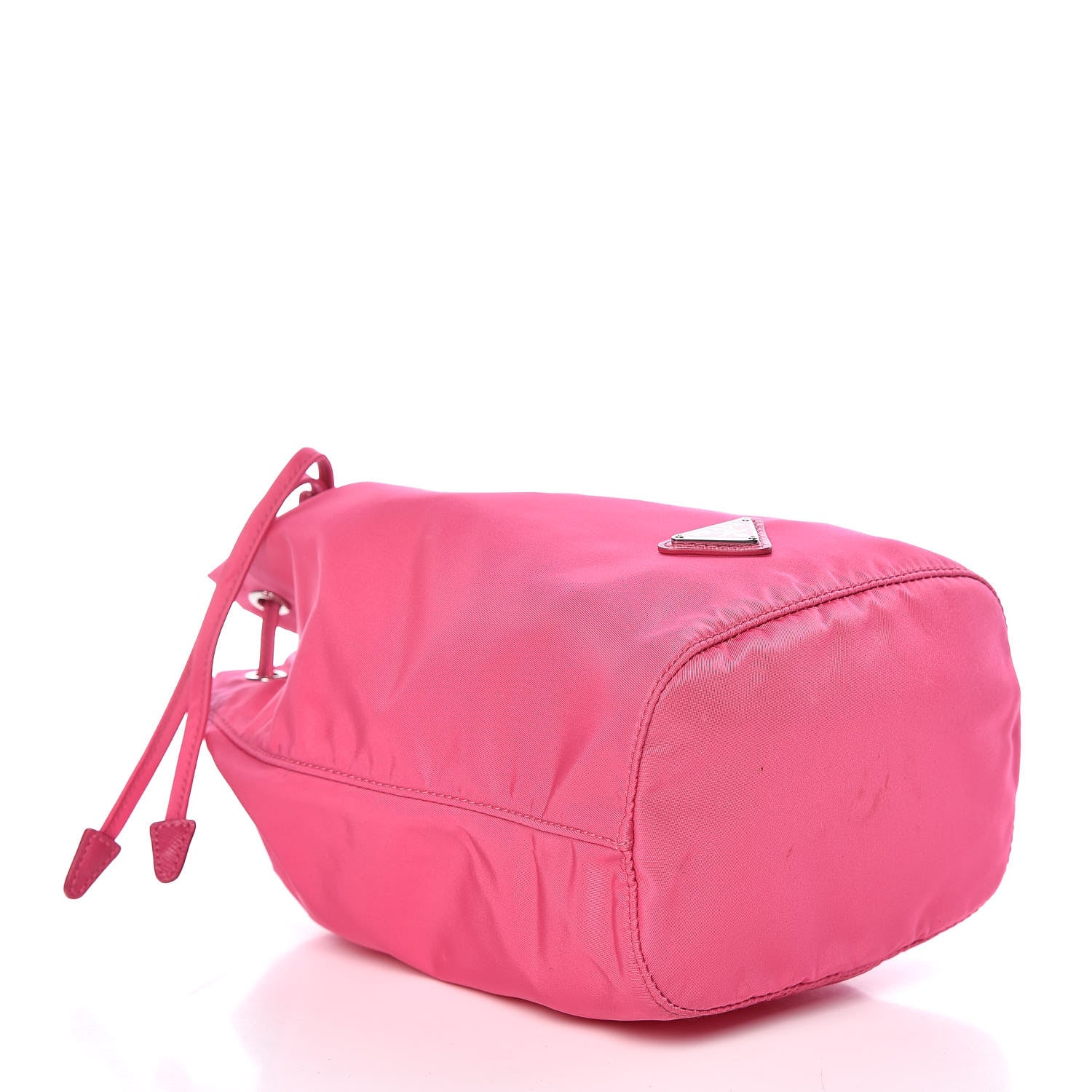 Prada Nylon Vela Drawstring Pouch Fuxia 4 of 10