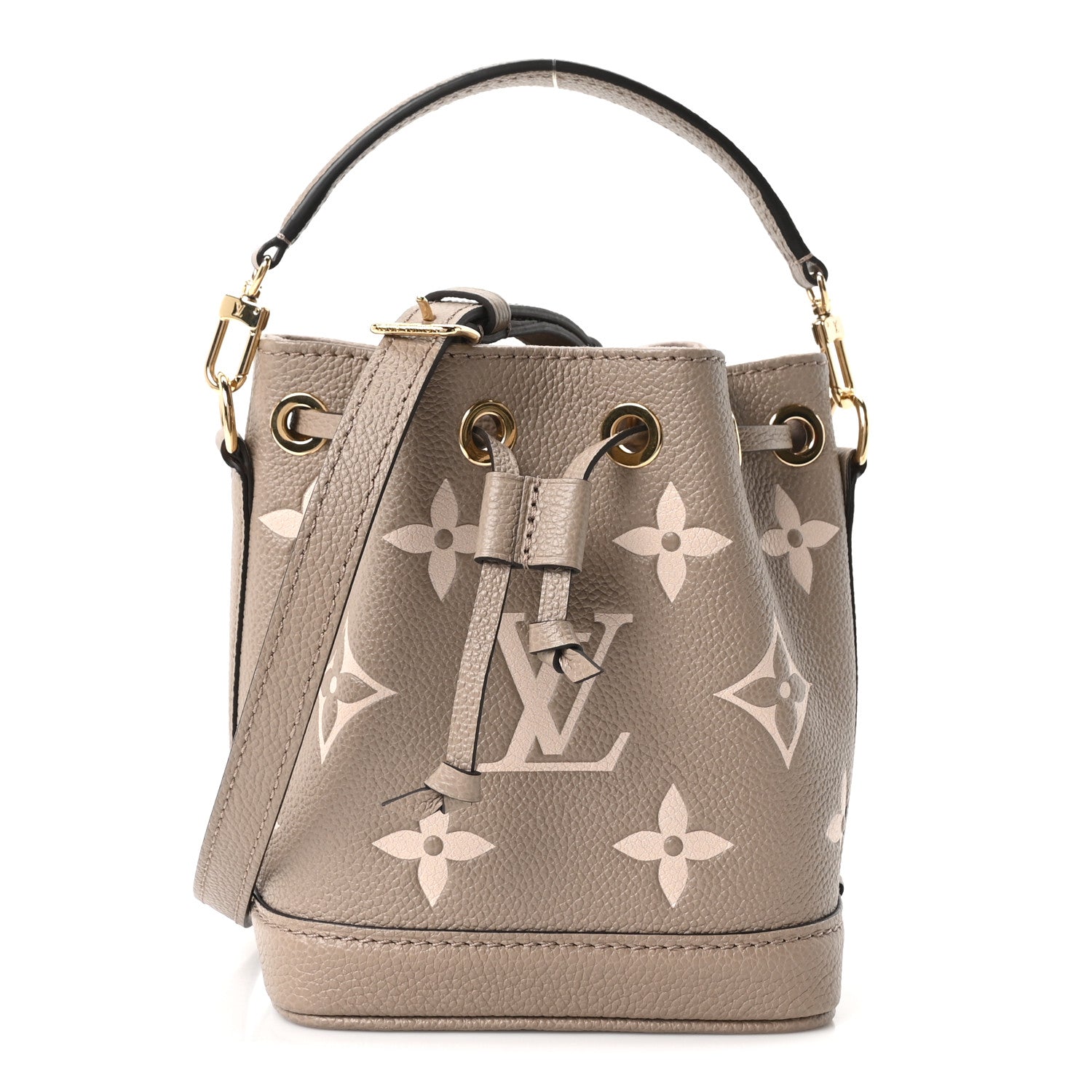 Louis Vuitton Empreinte Monogram Giant Nano Noe Tourterelle Creme 1 of 8