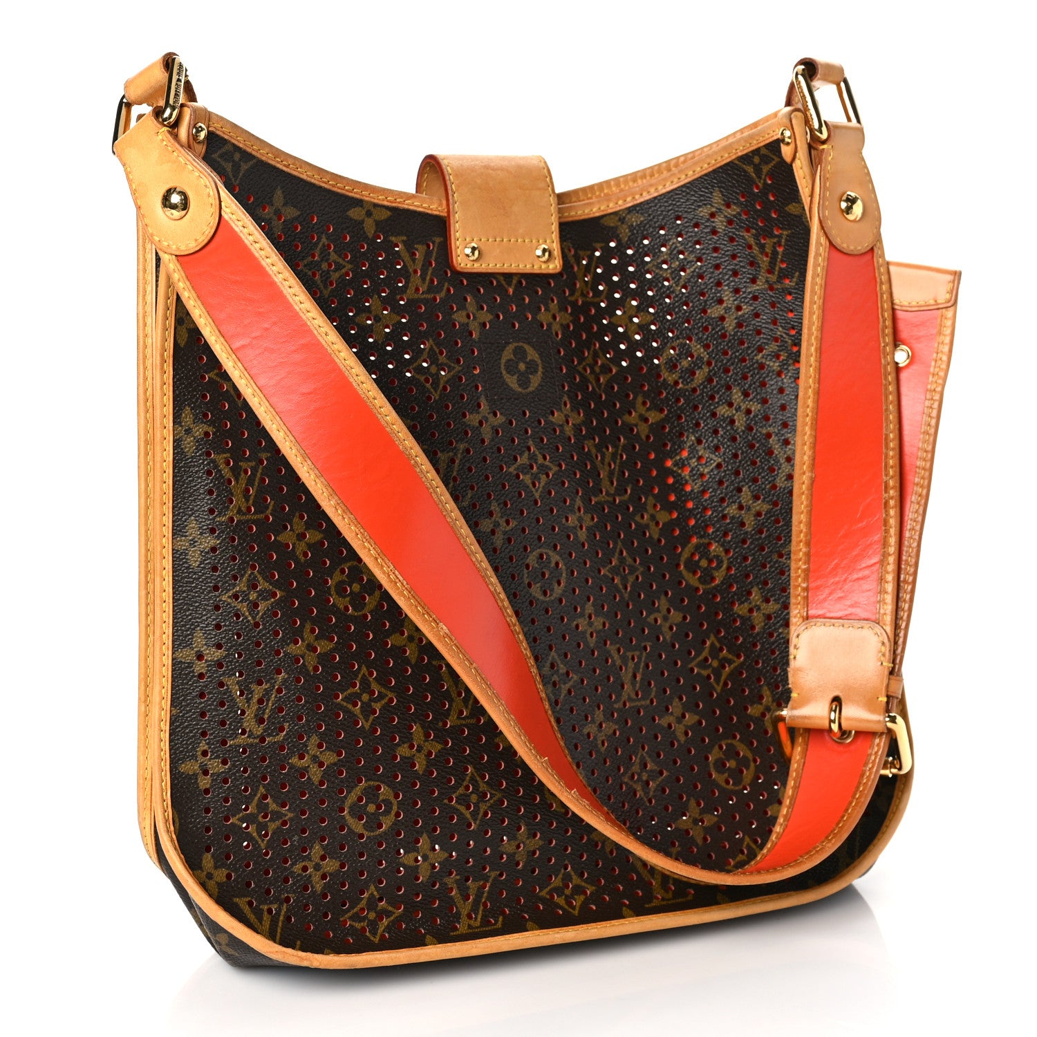 Louis Vuitton Monogram Perforated Musette Orange 3 of 11