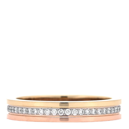 Cartier 18K White Yellow Pink Gold Diamond 3.5mm Vendome Louis Cartier Wedding Band Ring 51 5.75 1 of 6