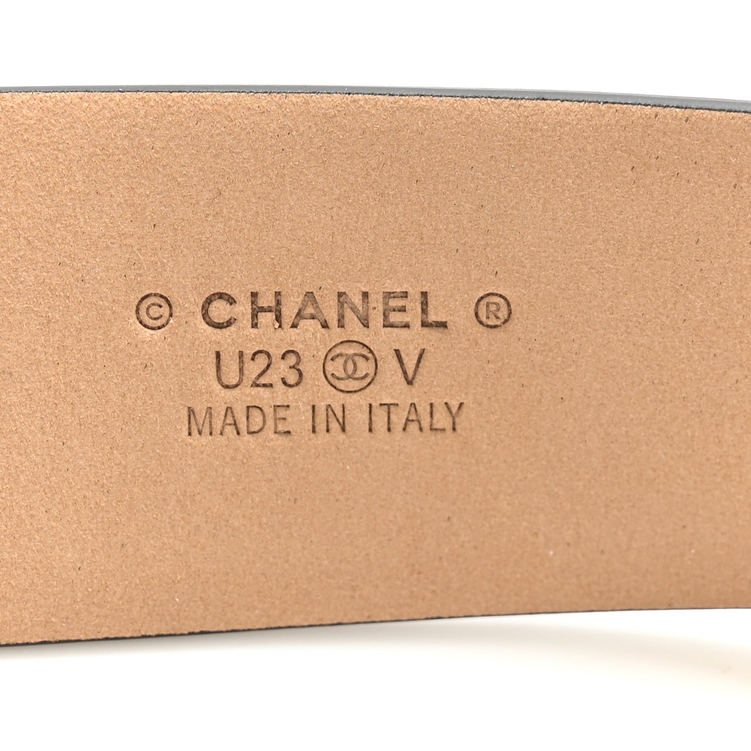 Chanel Calfskin Belt 95 38 Black 5 of 7