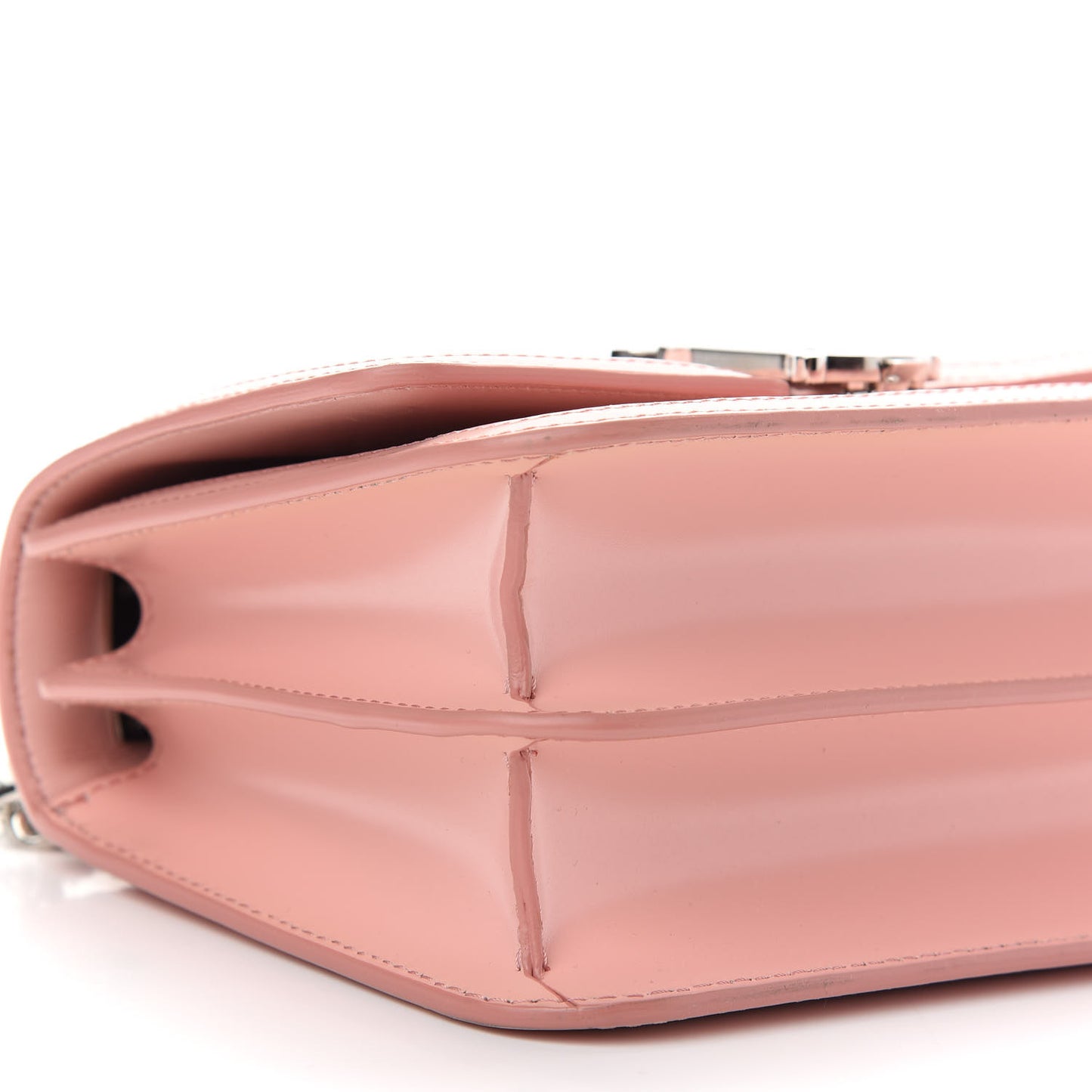 Calfskin Monogram Embossed Small TB Chain Bag Blush Pink
