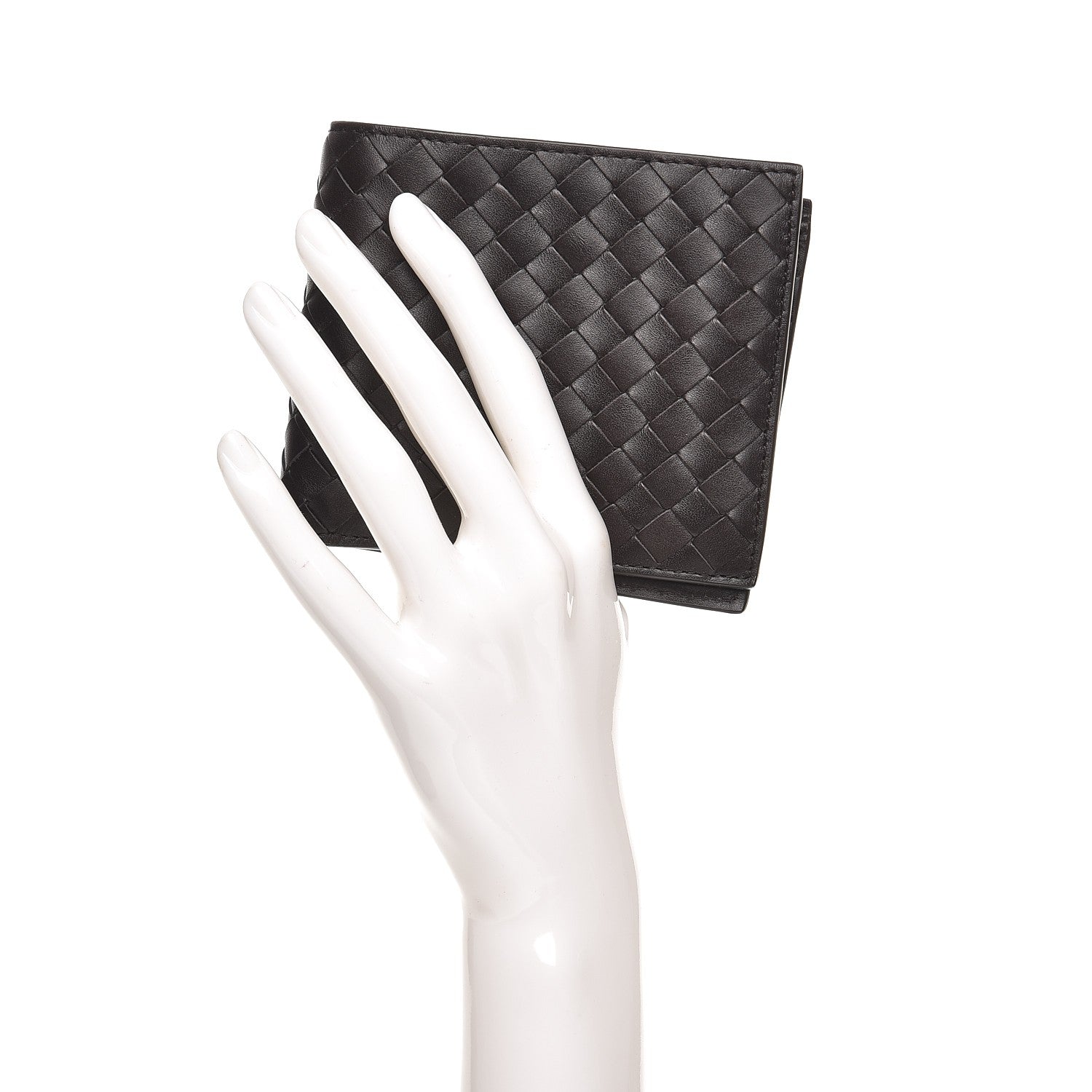 Bottega Veneta Nappa Intrecciato Bi-Fold Wallet Espresso 2 of 7