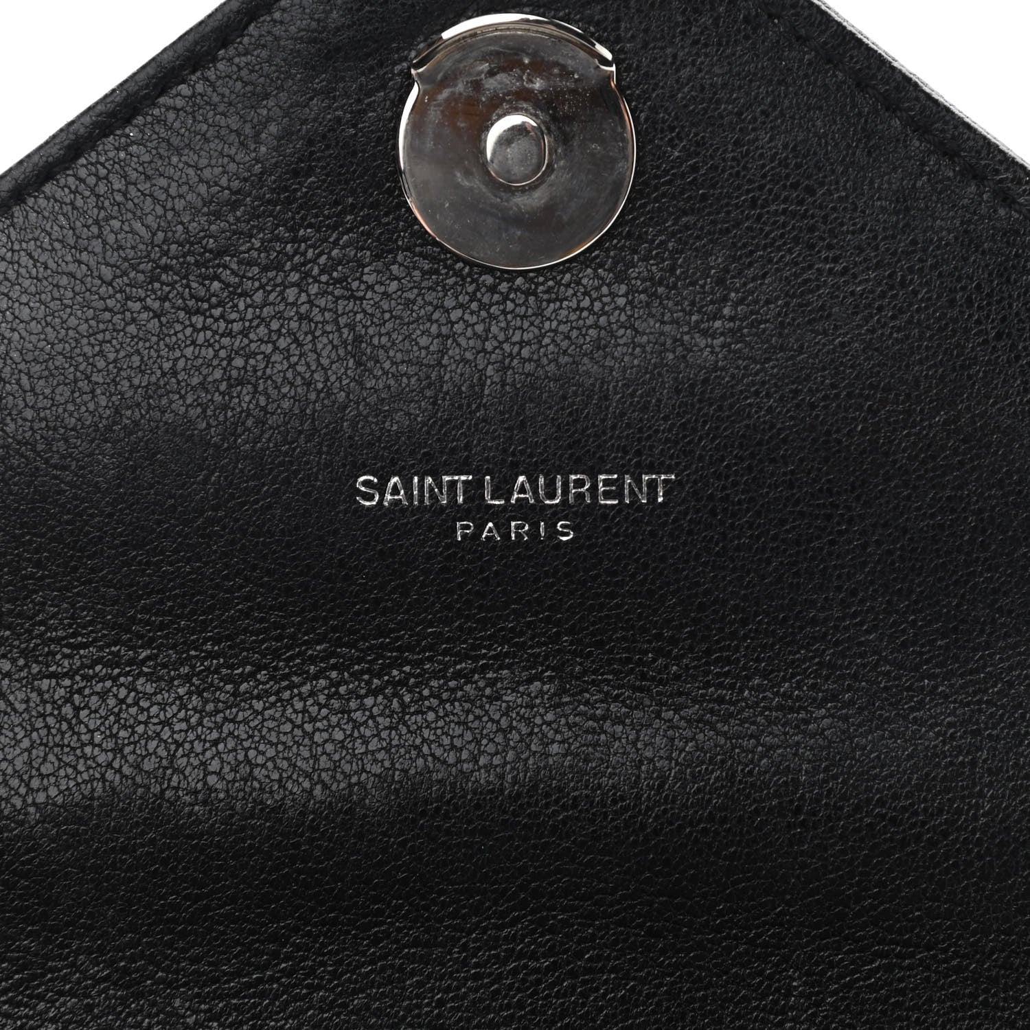 Saint Laurent Sheepskin Tri-Quilt Monogram Medium College Bag Black 7 of 10