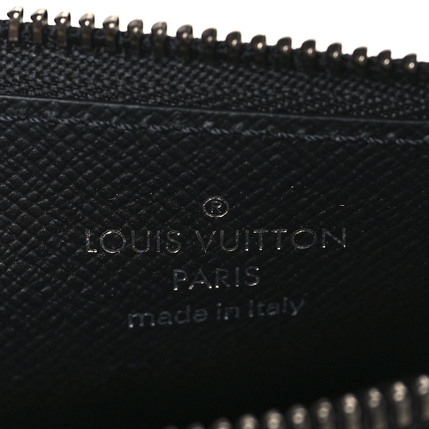 Reverse Monogram Eclipse Taiga Coin Card Holder