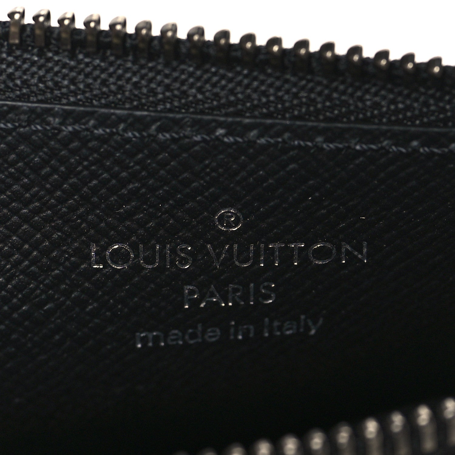 Louis Vuitton Reverse Monogram Eclipse Taiga Coin Card Holder 6 of 7