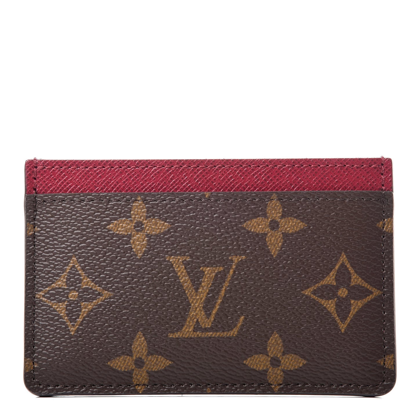 Monogram Card Holder Fuchsia