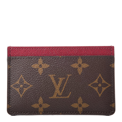 Louis Vuitton Monogram Card Holder Fuchsia 1 of 7