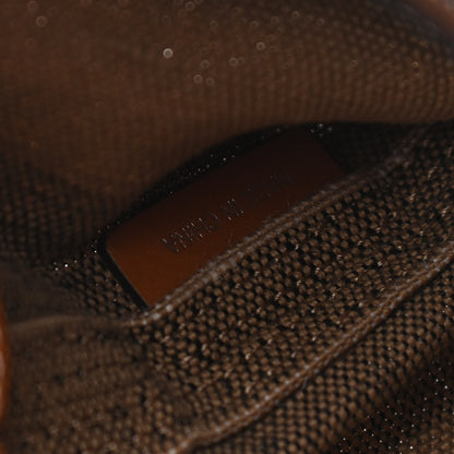 Burberry Canvas Mega Check Medium Ashby Hobo Saddle Brown 7 of 11