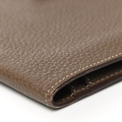 Hermes Togo Dogon Duo Wallet Etoupe 11 of 12
