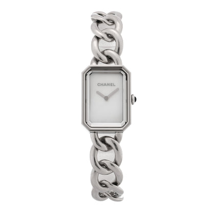 Chanel Stainless Steel Mother of Pearl 20mm Chain Premiere Quartz Watch 1 of 4
