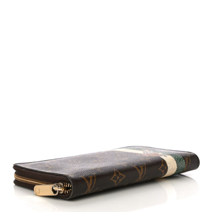 Louis Vuitton Monogram Groom Zippy Organizer Wallet Green 4 of 12