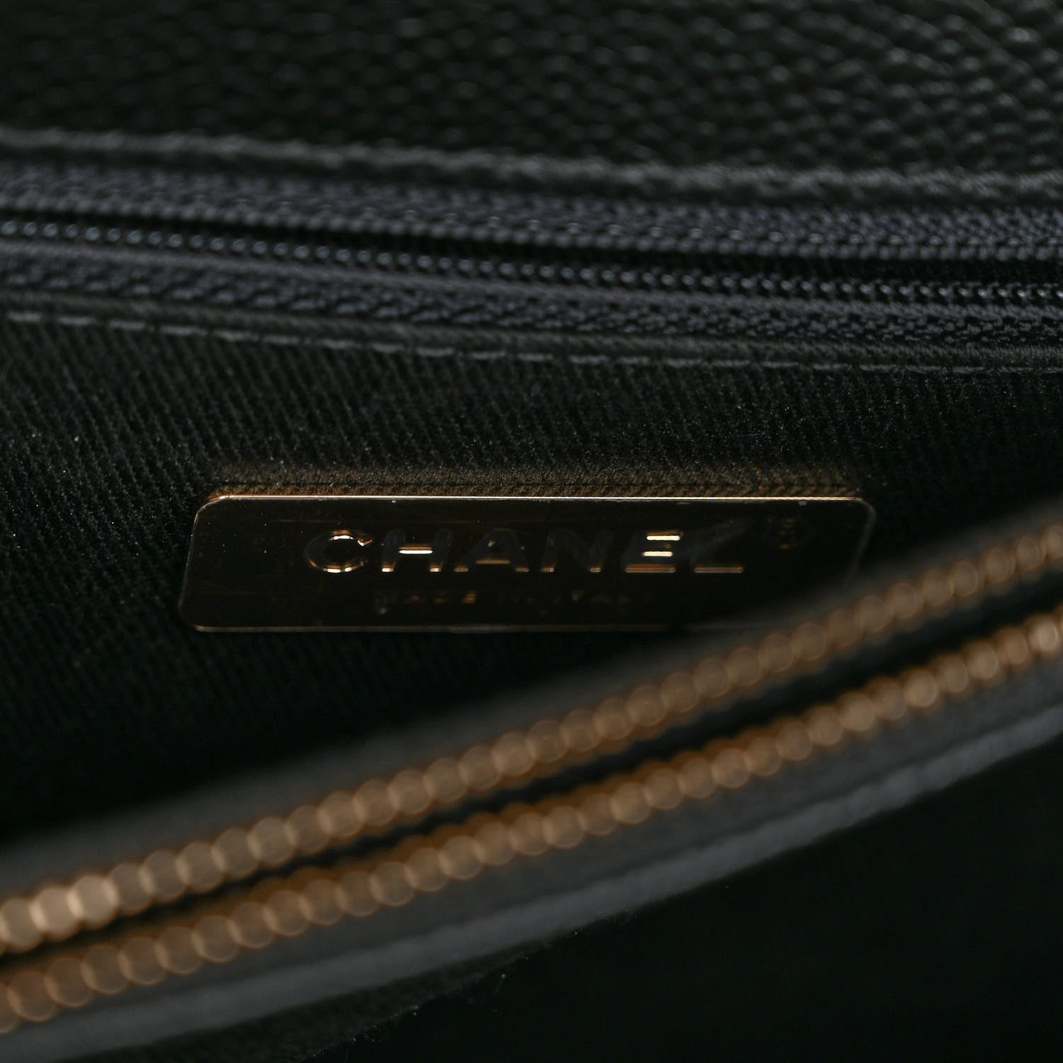 Chanel Grained Calfskin Small Stitched Flap Black 6 of 10
