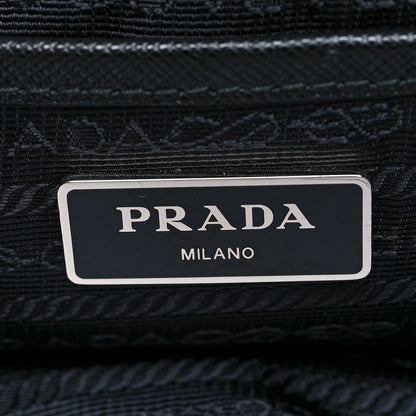 Prada Nylon New Vela Studded Backpack Black 5 of 11