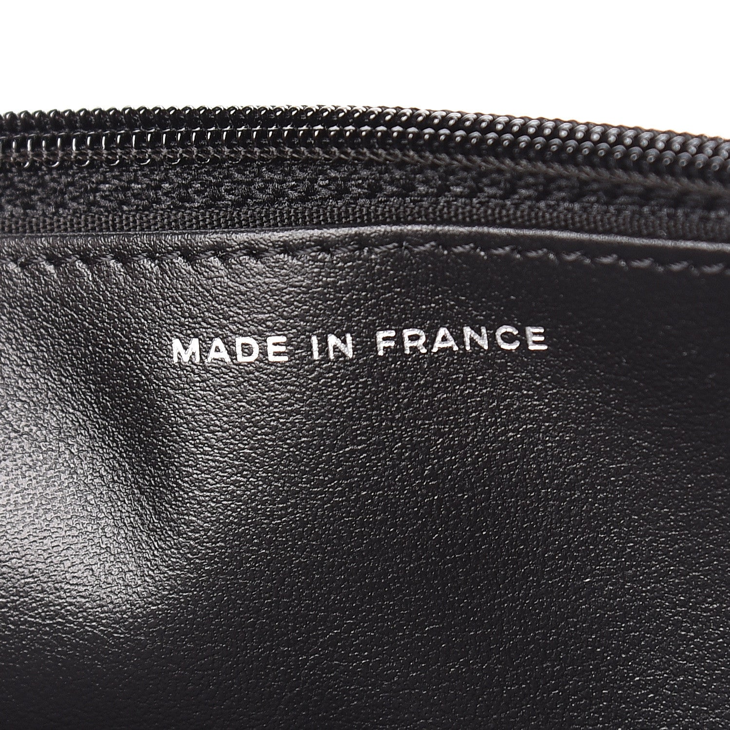 Chanel Grained Calfskin Chevron Quilted Boy Wallet On Chain WOC Black 7 of 14
