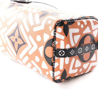 Louis Vuitton Monogram Giant Crafty Speedy Bandouliere 25 Creme Caramel 6 of 10