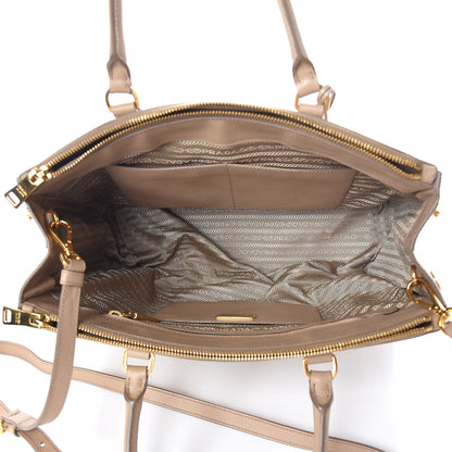 Prada Saffiano Medium Galleria Double Zip Tote Sabbia 6 of 15