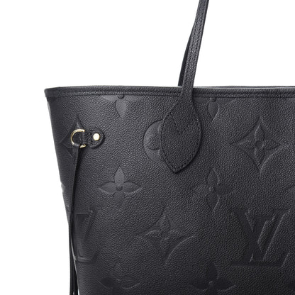 Louis Vuitton Empreinte Monogram Giant Neverfull MM Black 9 of 11