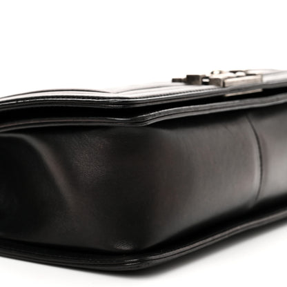 Chanel Lambskin Quilted Medium Boy Flap Black 9 of 12